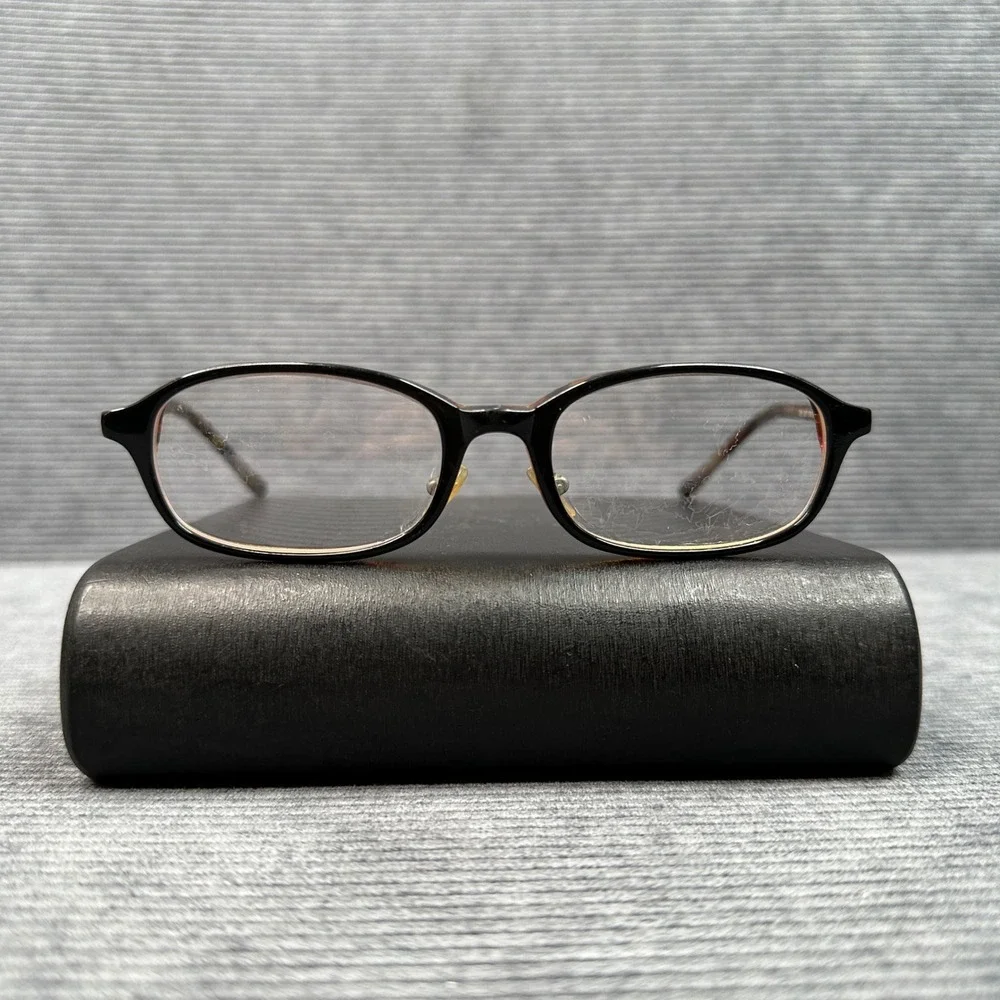 Chaps 3017 618 Black Tortoise Oval Y2KEyeglass Frames 51-18-145 Vintage
